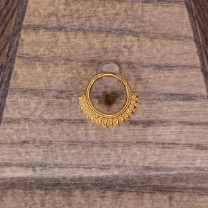 Athena Clicker in Yellow Gold