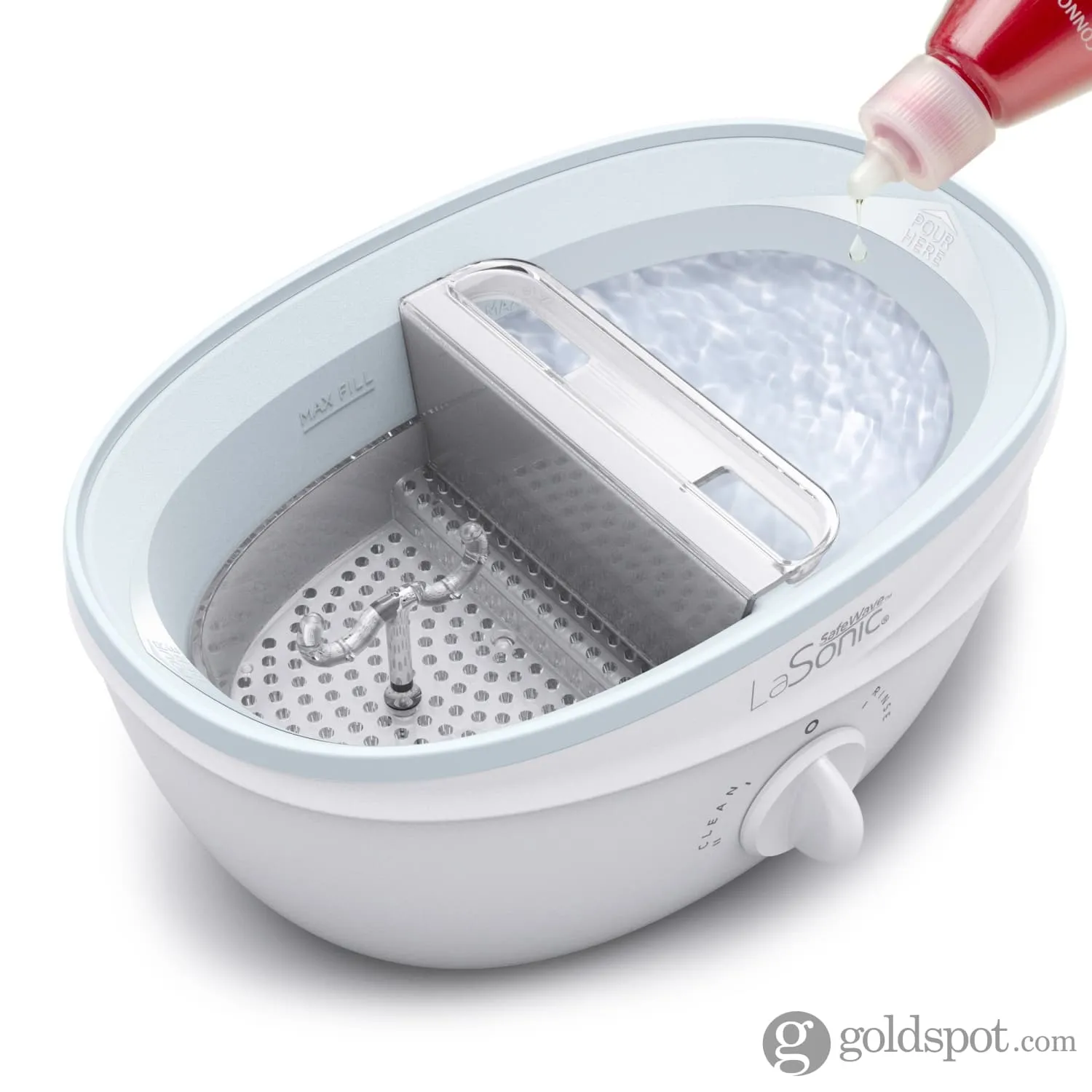 Connoisseurs Silver & Metal Care LaSonic Twin Tank Pen Cleaner