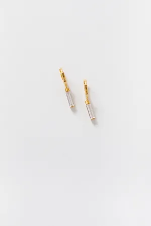 Cove Fancy Drop Huggie Earrings