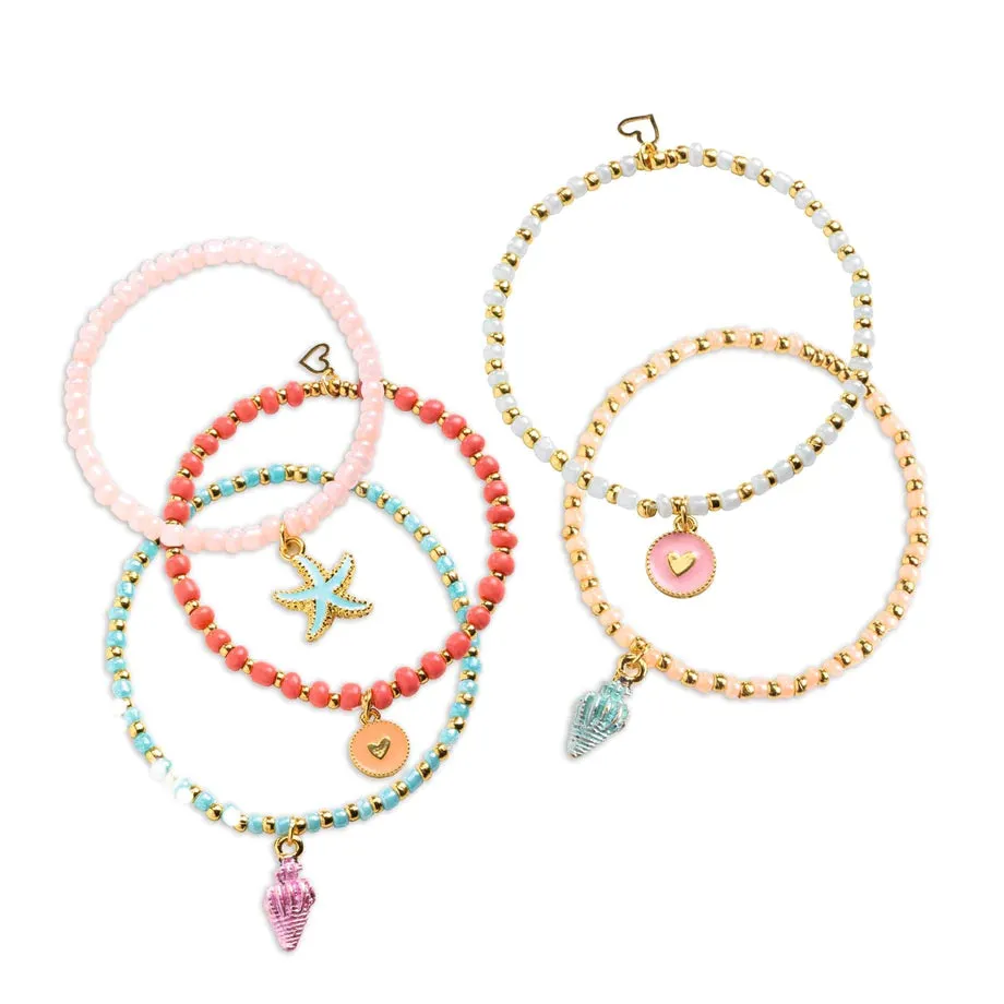 Djeco You & Me Jewelry Kit: Sea Multi-Wrap Beads & Jewelry