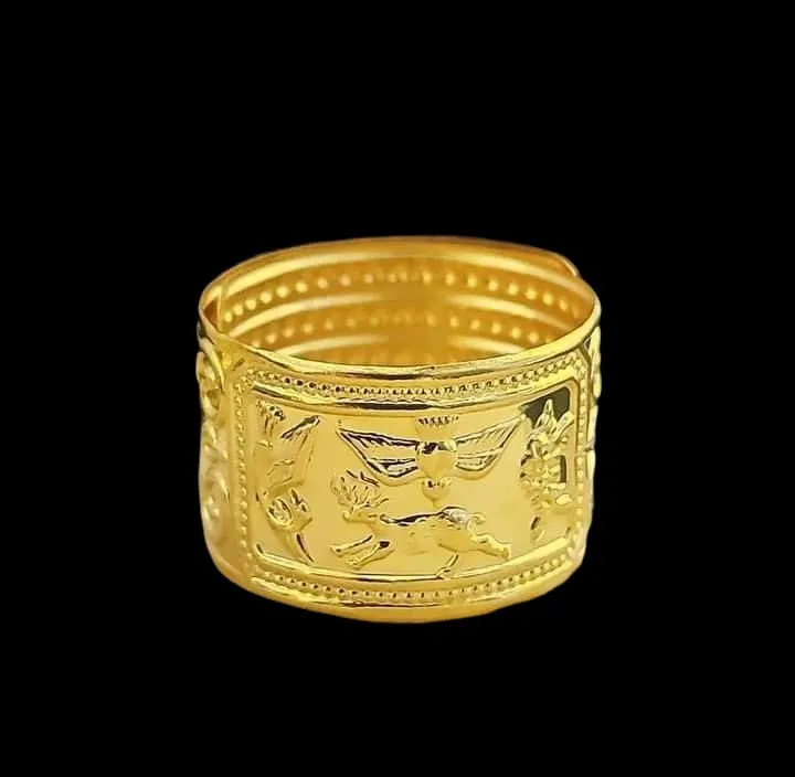 #GOLD2024 | 18K Golden Millionaire’s Ring Adjustable