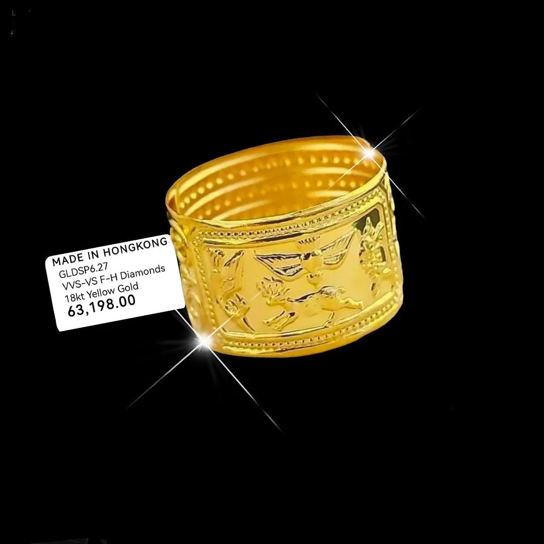 #GOLD2024 | 18K Golden Millionaire’s Ring Adjustable