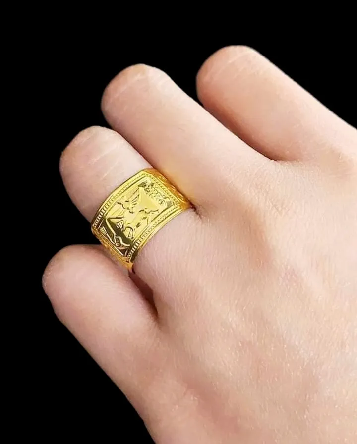 #GOLD2024 | 18K Golden Millionaire’s Ring Adjustable