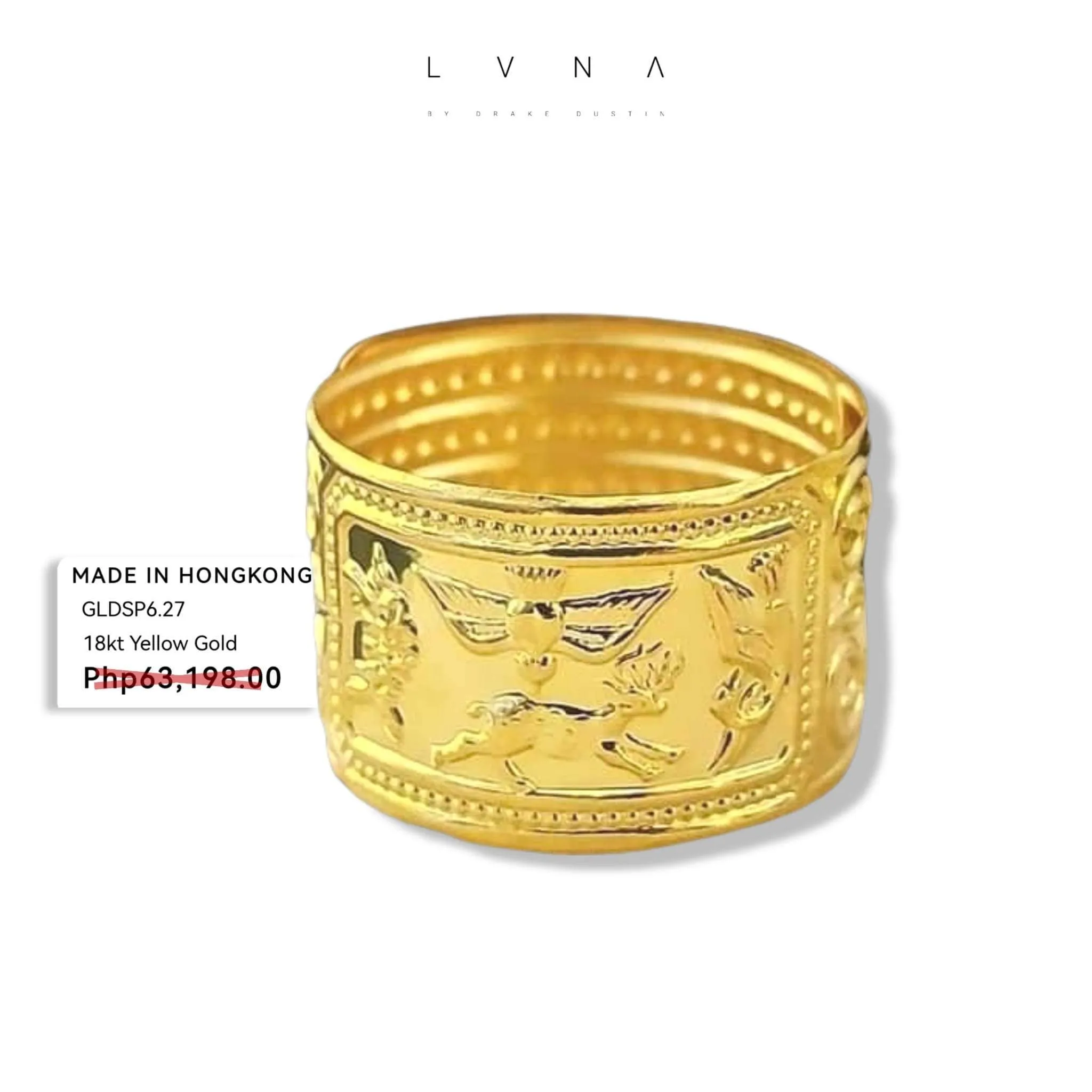 #GOLD2024 | 18K Golden Millionaire’s Ring Adjustable