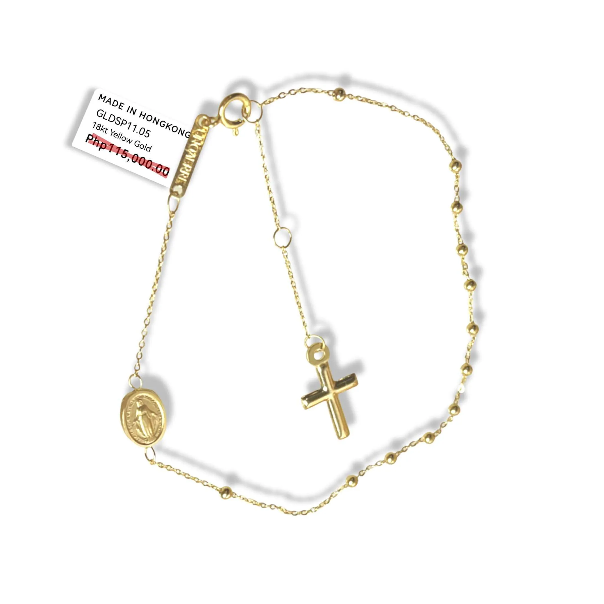 #GOLD2024 | 18K Golden Rosary Bracelet