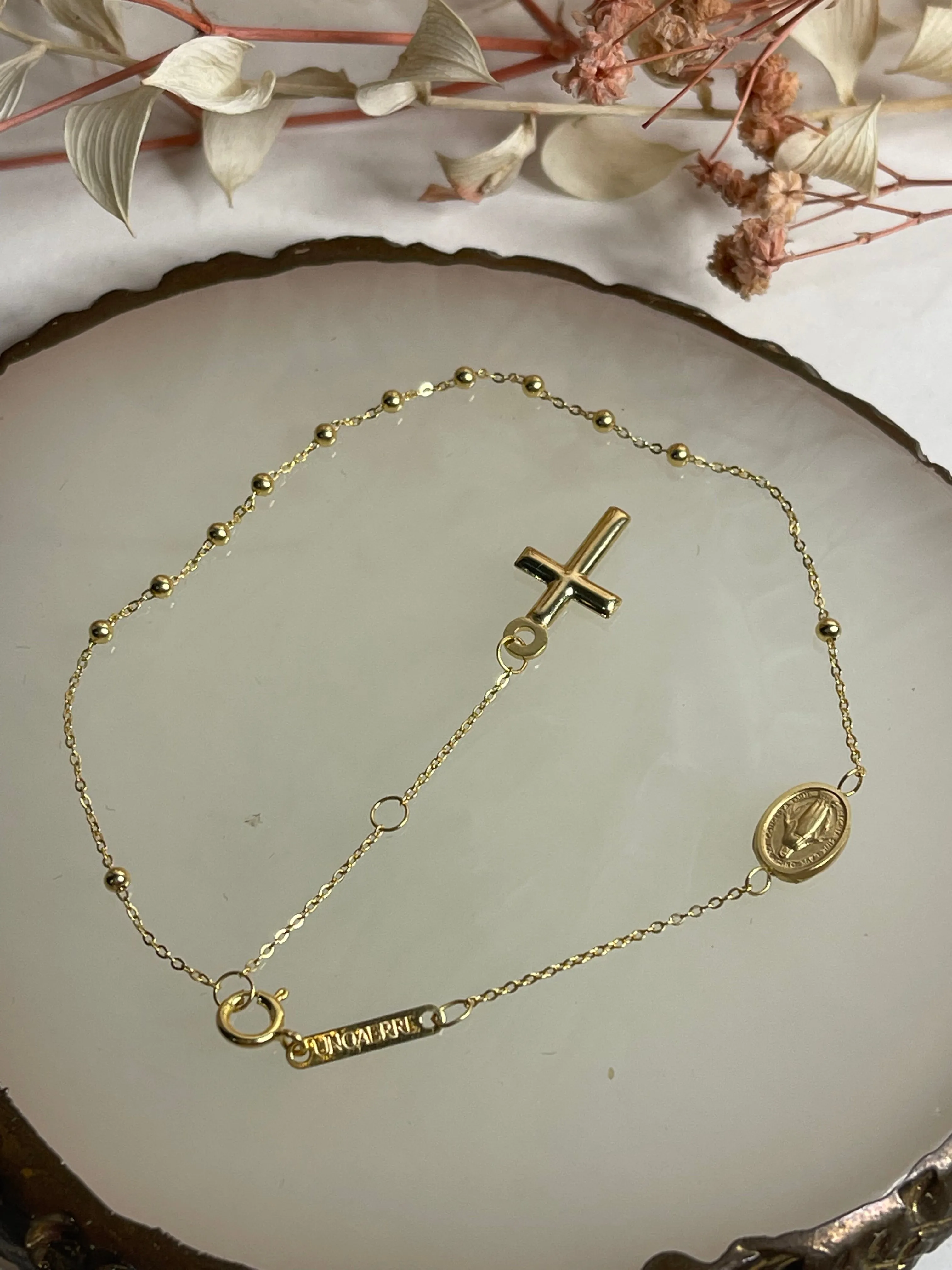#GOLD2024 | 18K Golden Rosary Bracelet