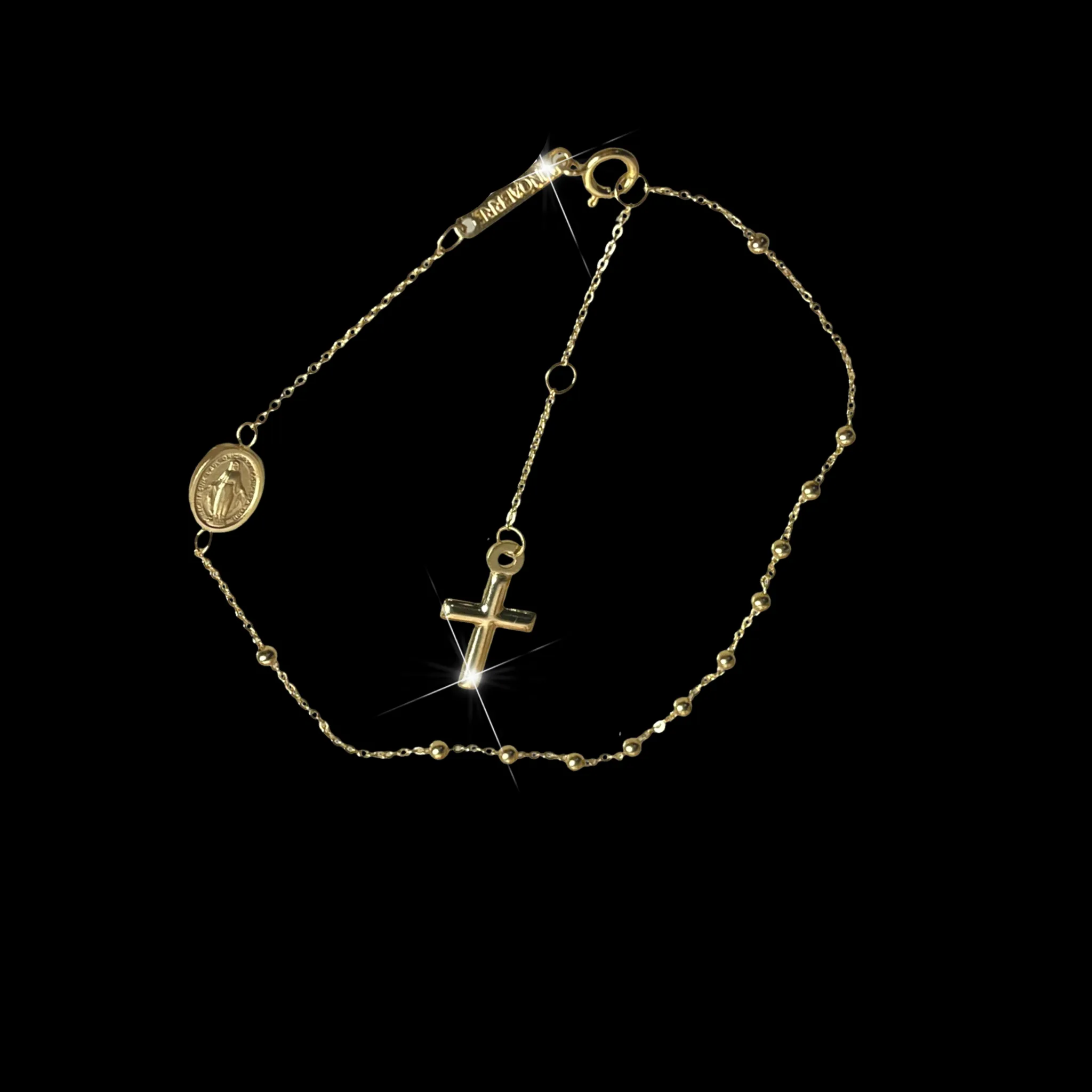 #GOLD2024 | 18K Golden Rosary Bracelet