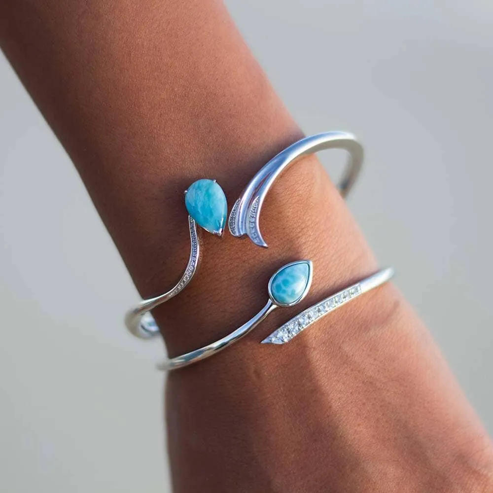 Larimar Elegance Bangle