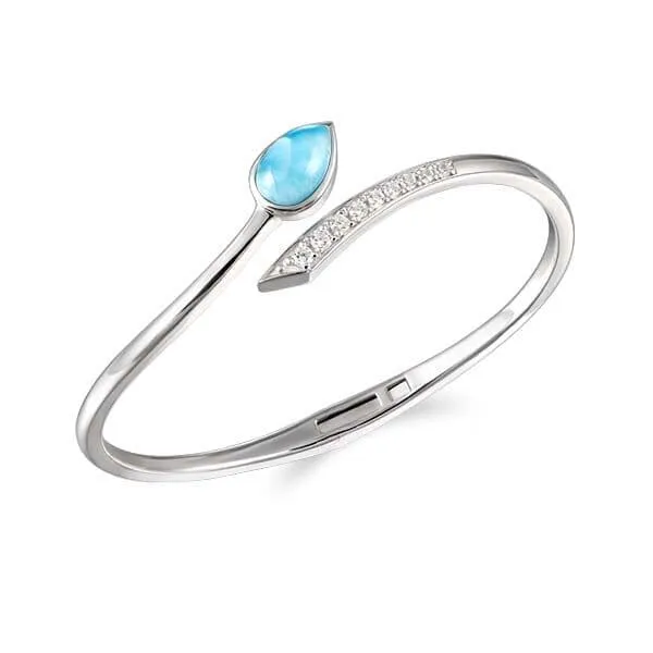 Larimar Elegance Bangle
